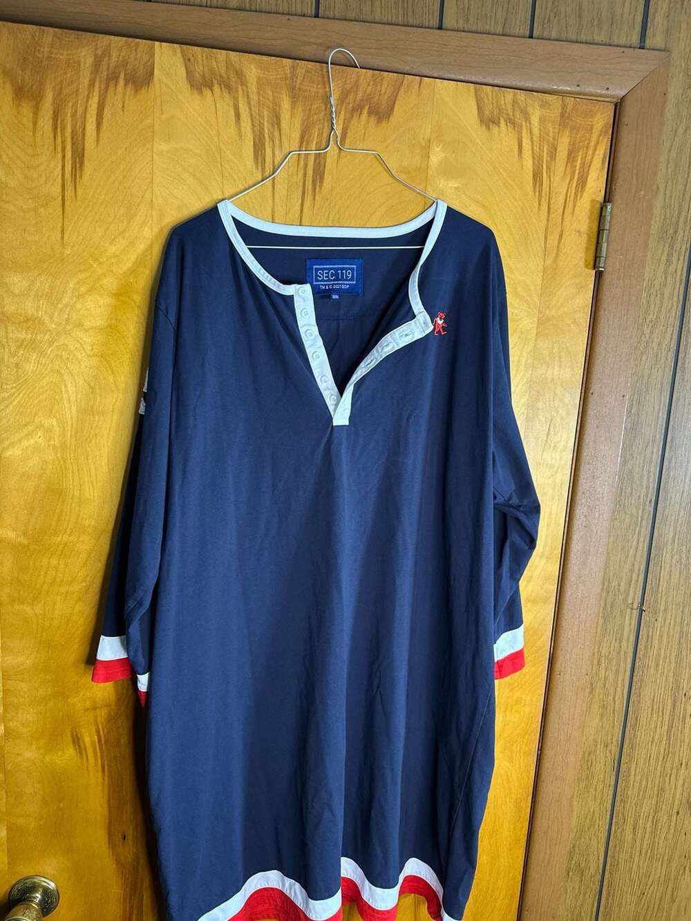 Section 119 Grateful Dead Dancing Bear Henley Dress XXXL